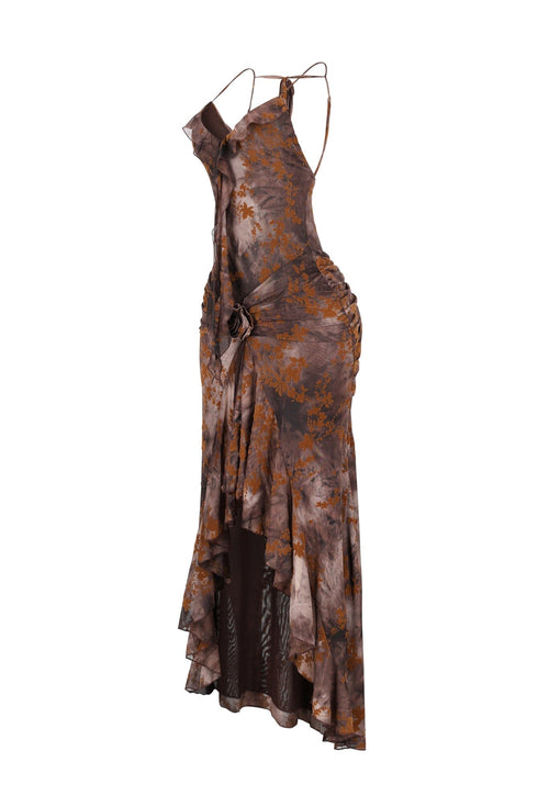 Jian's Blooming Flock Maxi Dress
